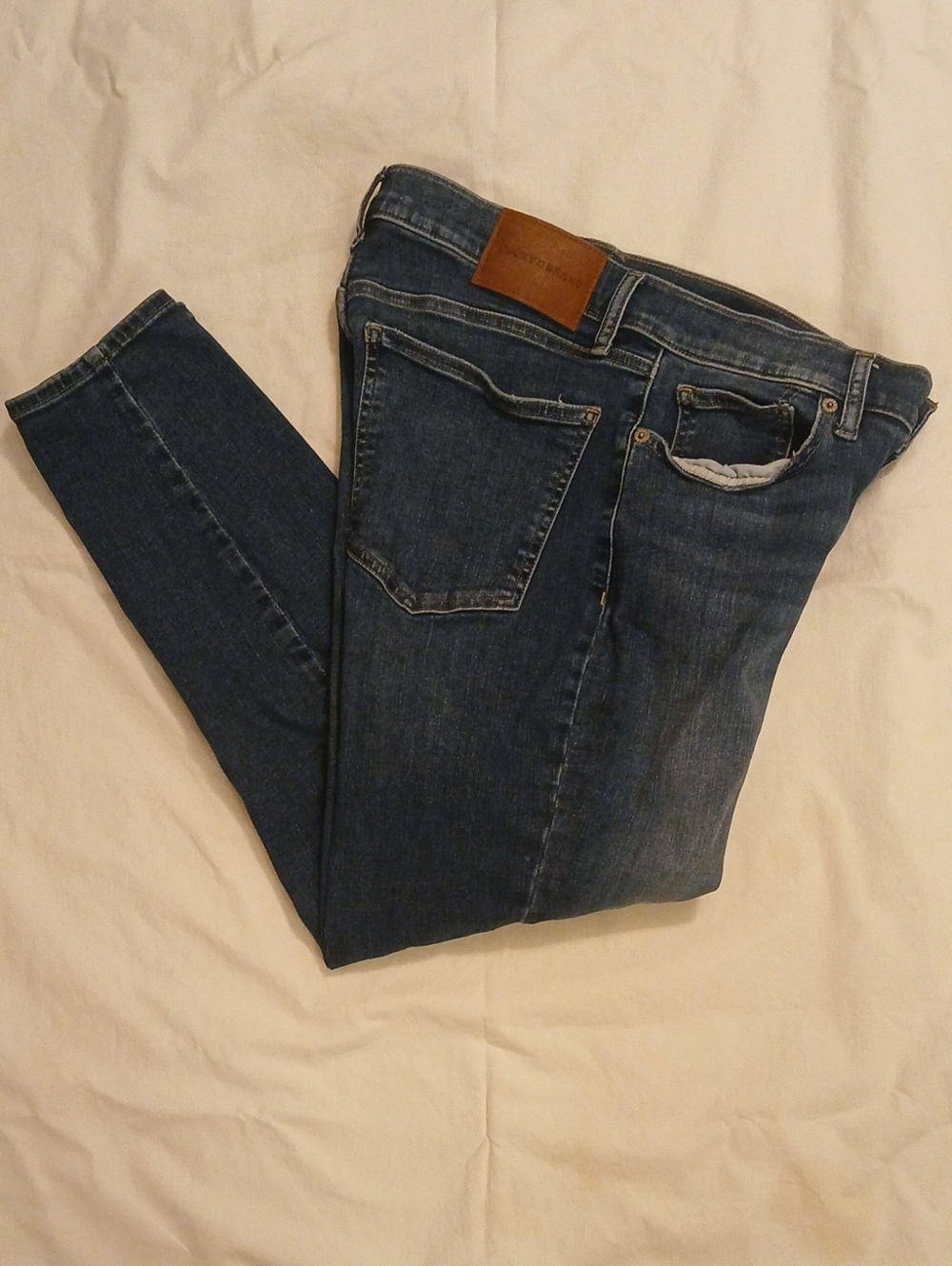 Lucky Brand Bridgette Dark Wash Skinny Jeans